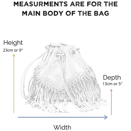 Conders bag with measurements 